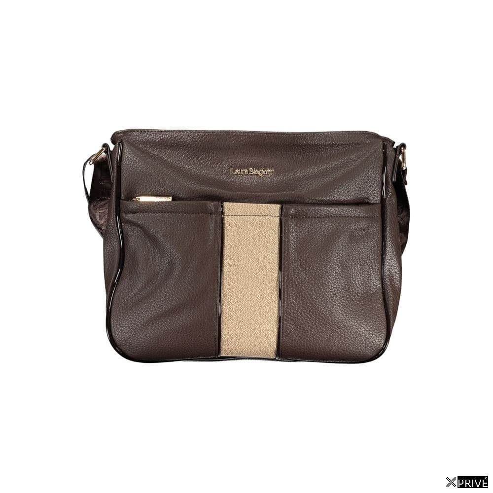 Sac à main brun en PVC — 1