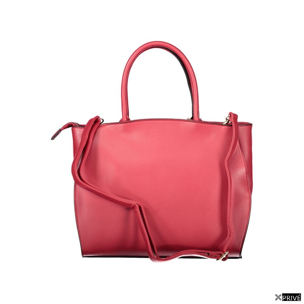 Sac à main rouge en PVC — 2