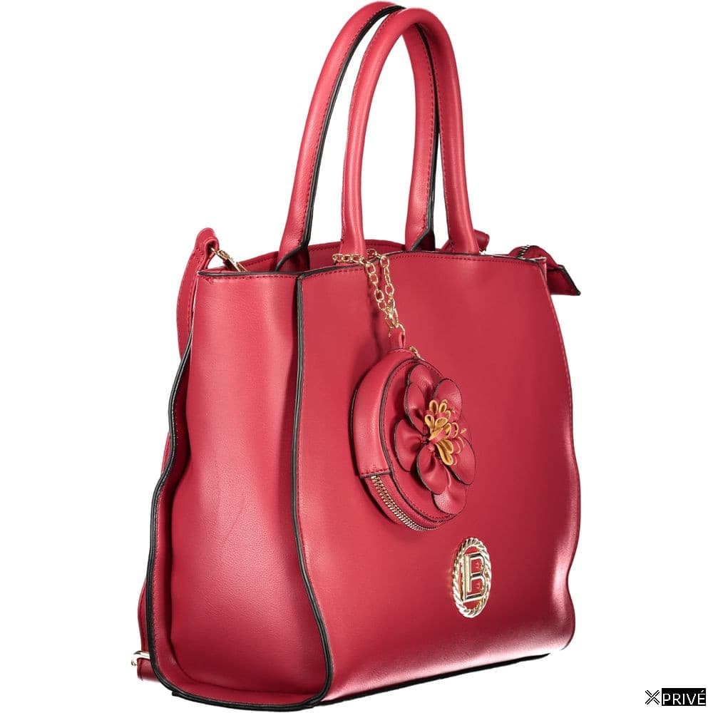 Sac à main rouge en PVC — 3