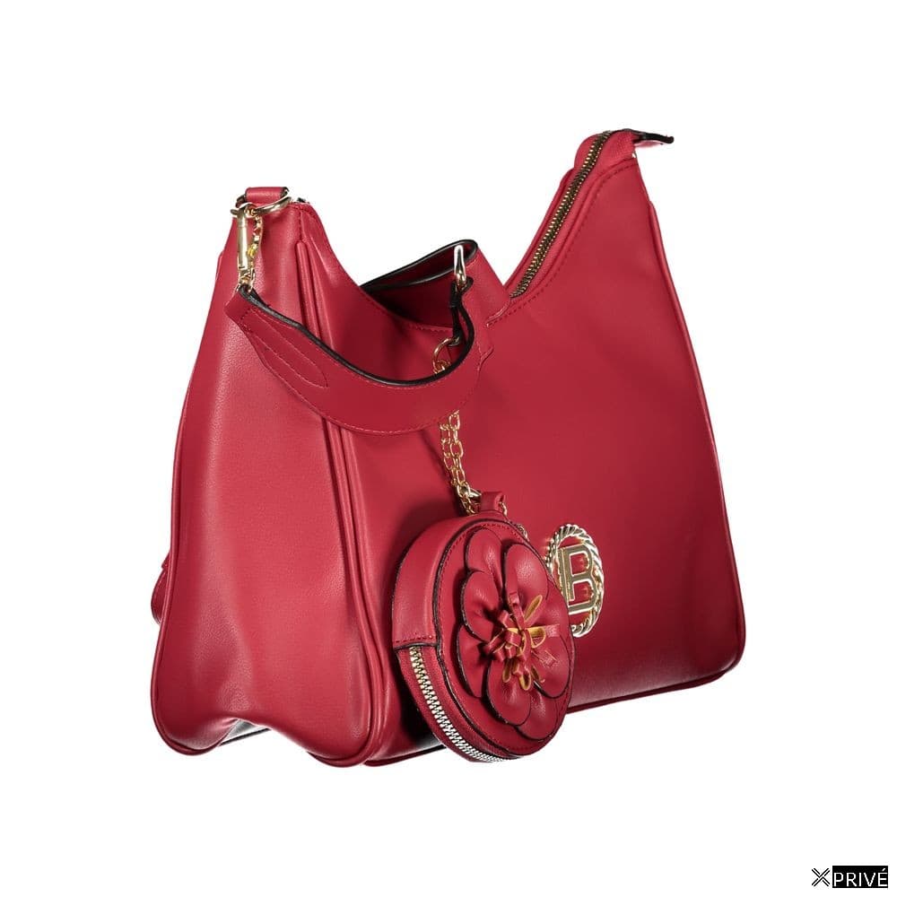 Sac à main rouge en PVC — 3