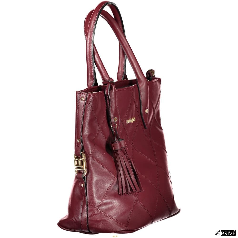 Sac à main rouge en PVC — 3