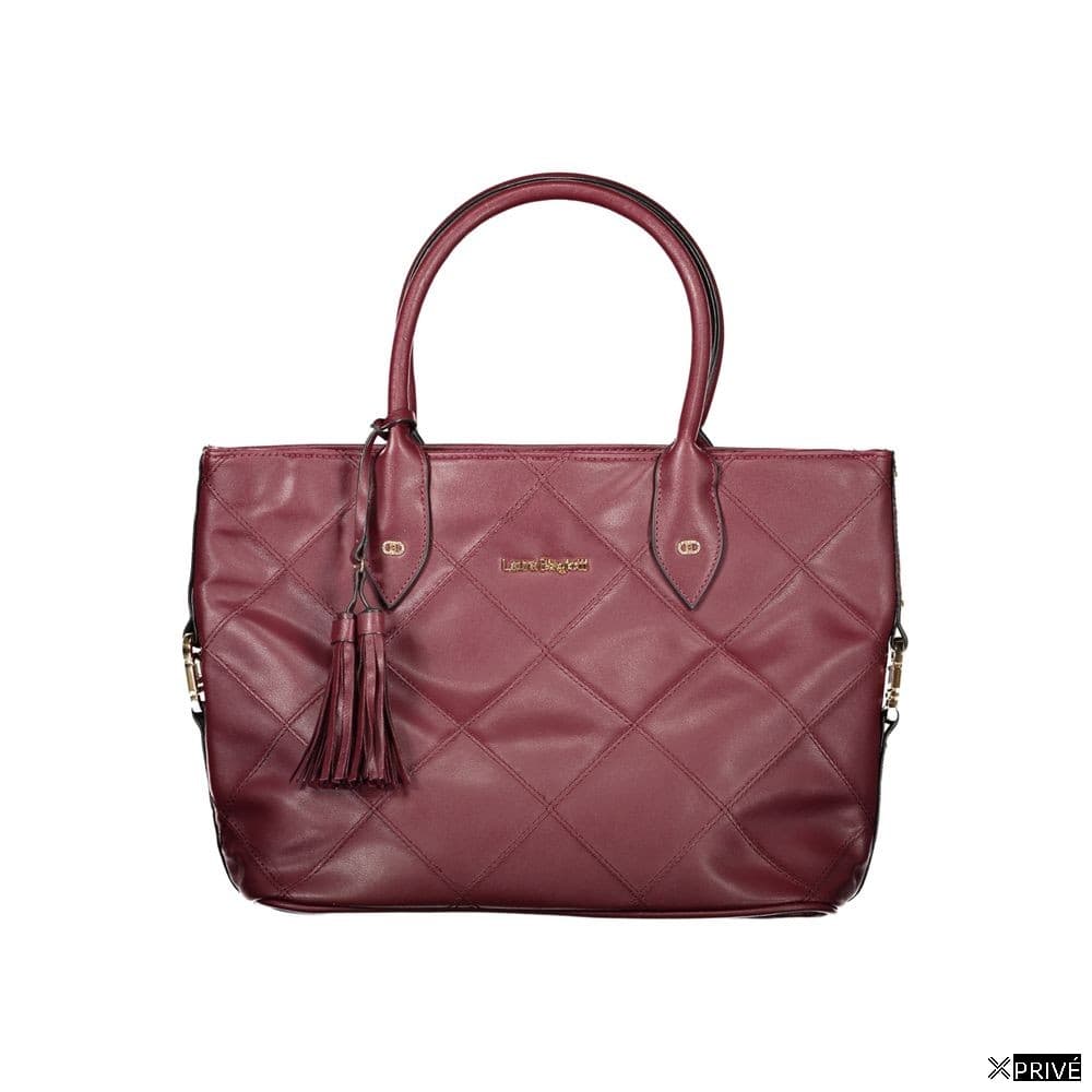 Sac à main rouge en PVC — 1