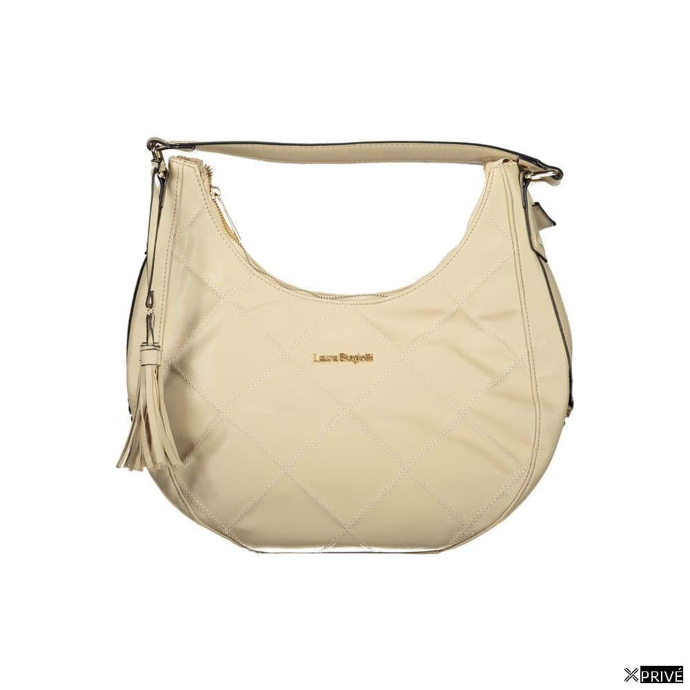 Sac à main beige en PVC — 1