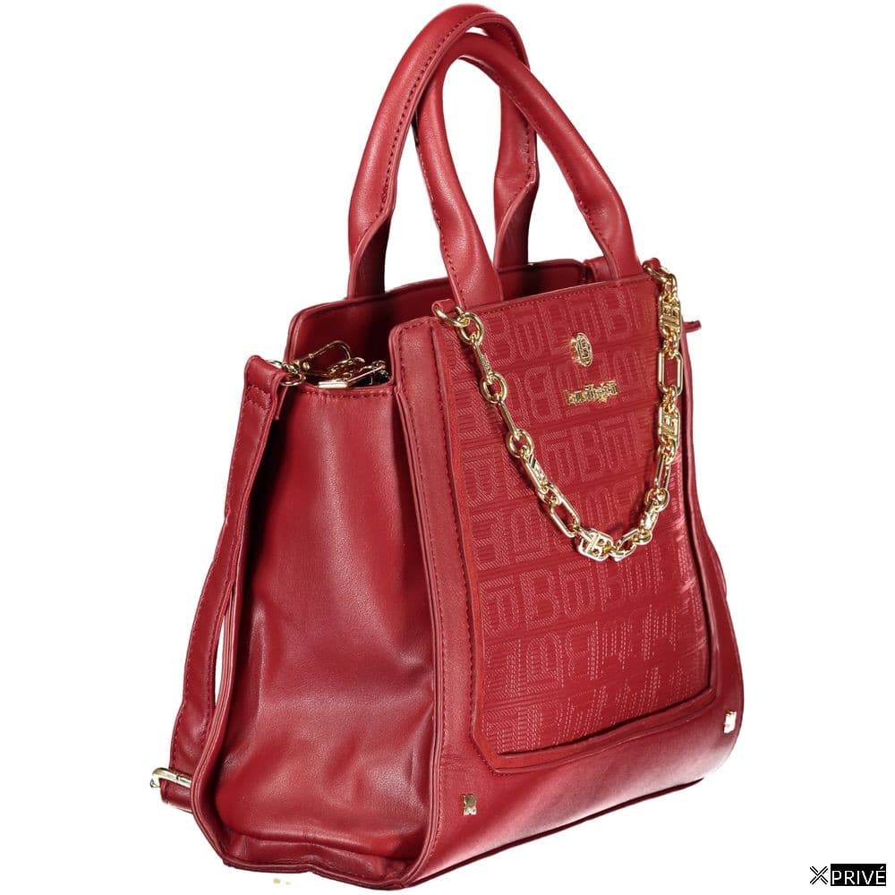 Sac à main rouge en PVC — 3