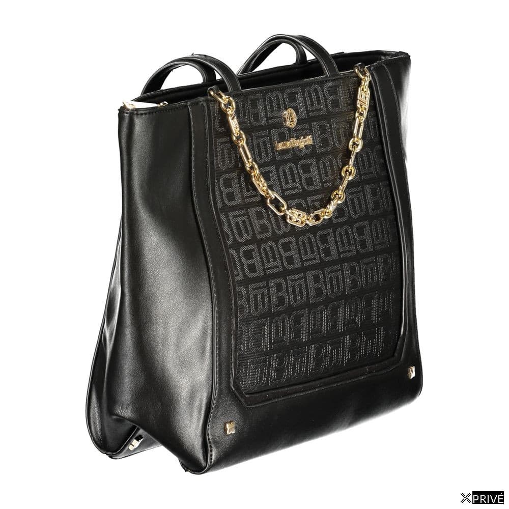 Sac à main noir en PVC — 3