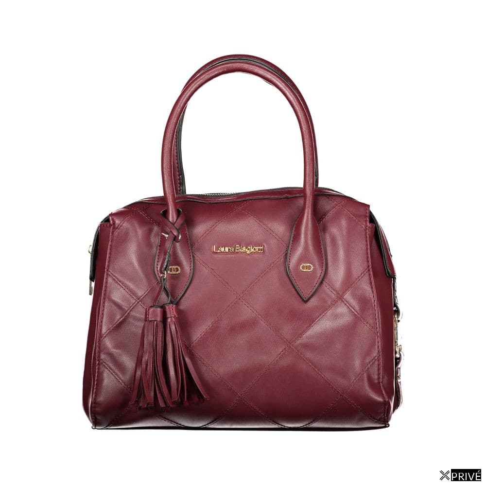 Sac à main rouge en PVC — 1