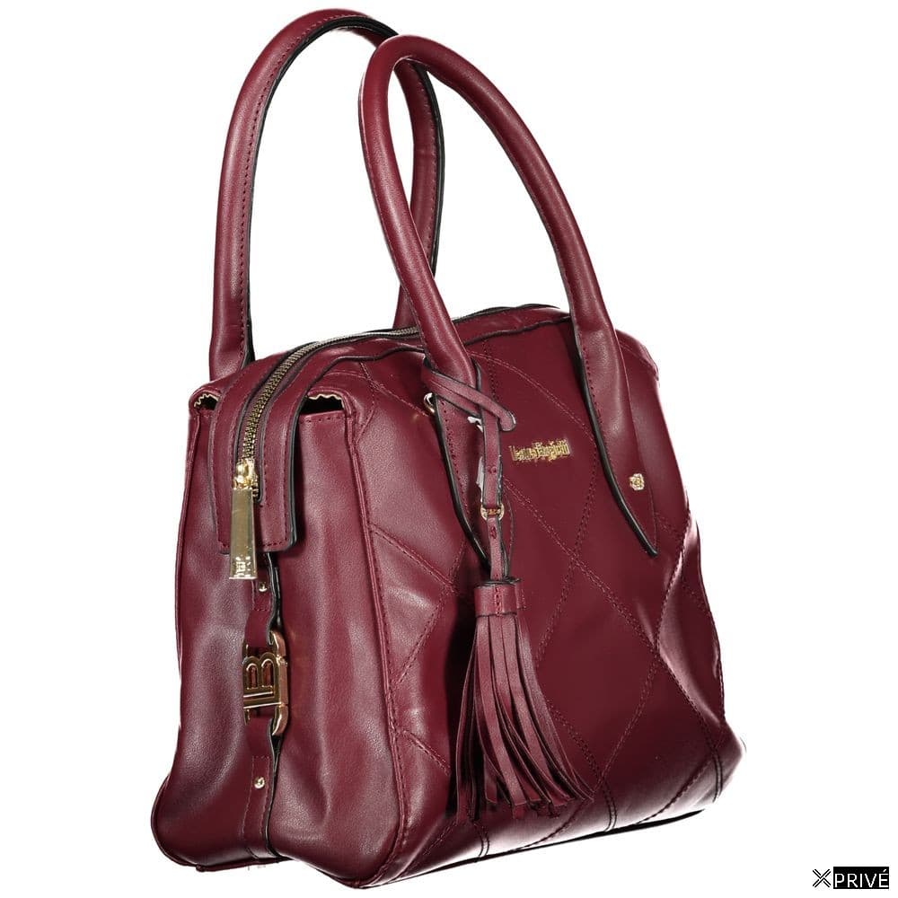 Sac à main rouge en PVC — 3