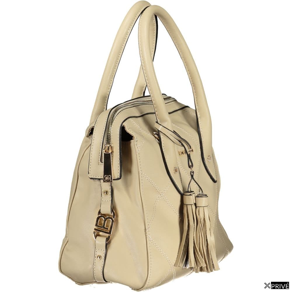 Sac à main beige en PVC — 3
