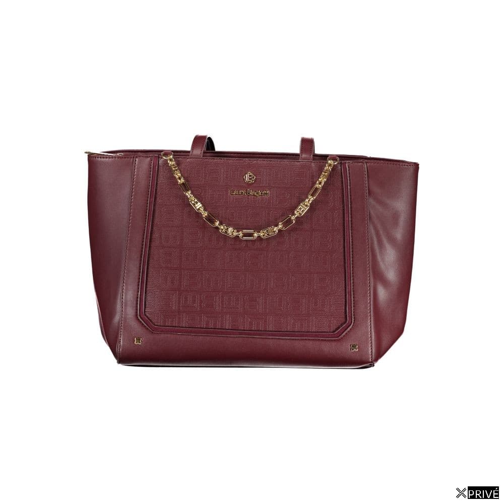 Sac à main rouge en PVC — 1