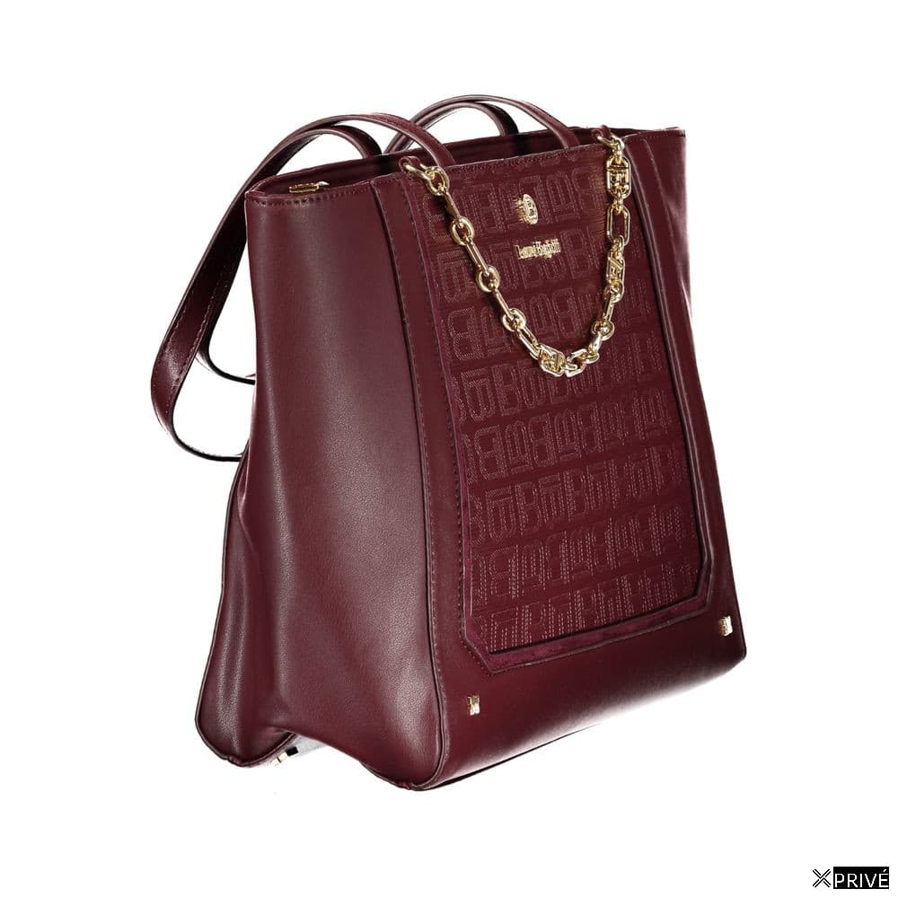Sac à main rouge en PVC — 3