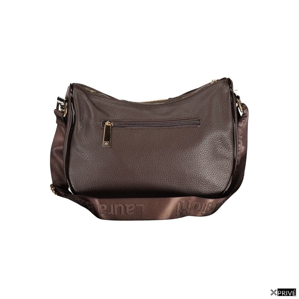 Sac à main brun en PVC — 2