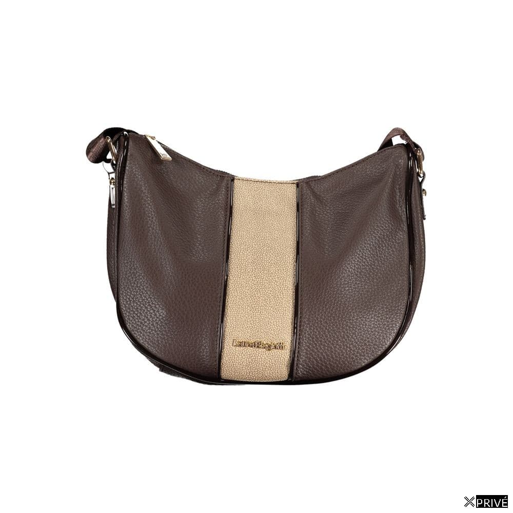 Sac à main brun en PVC — 1