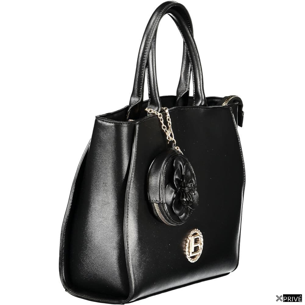 Sac à main noir en PVC — 3