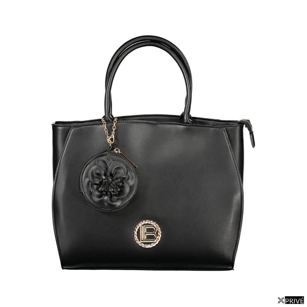 Sac à main noir en PVC — 1