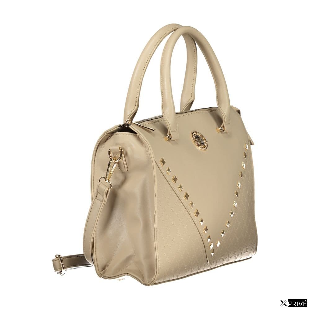 Sac à main beige en PVC — 2