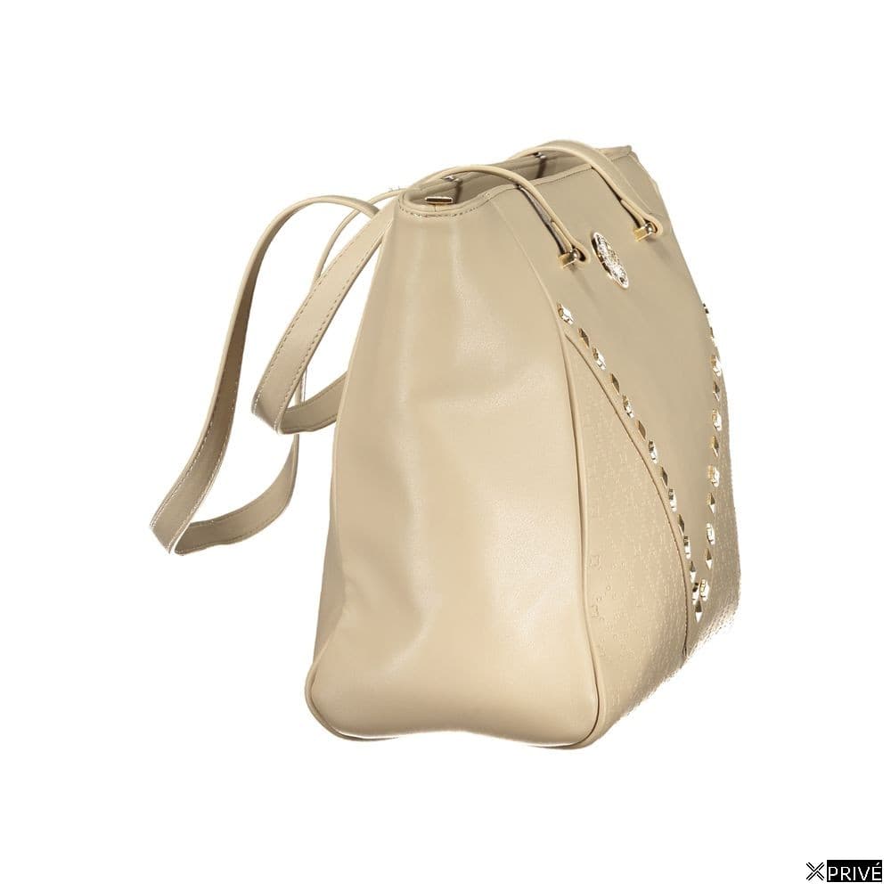 Sac à main beige en PVC — 3
