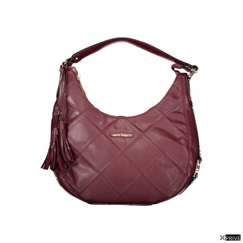 Sac à main rouge en PVC — 1
