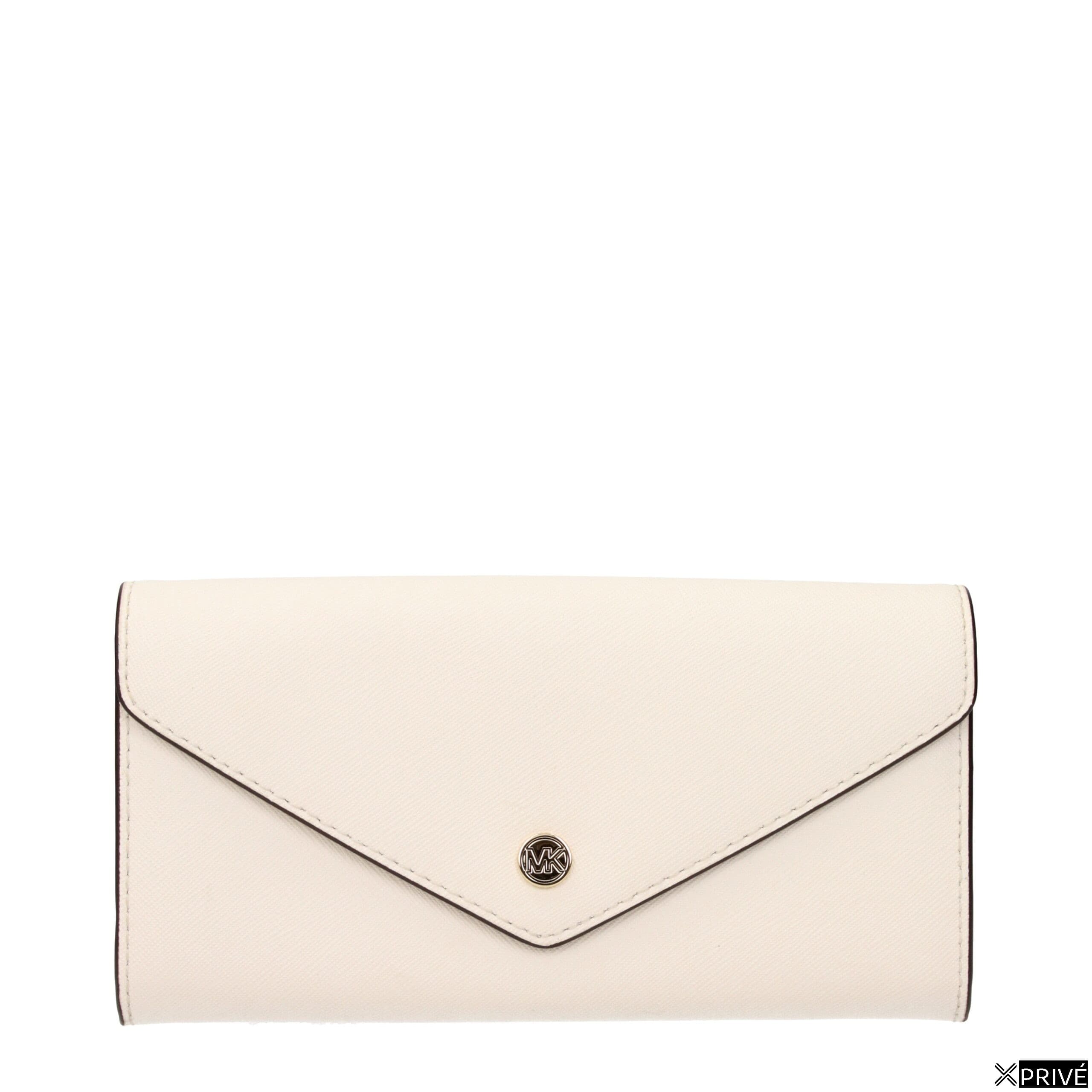 Portefeuille beige en Cuir — 1