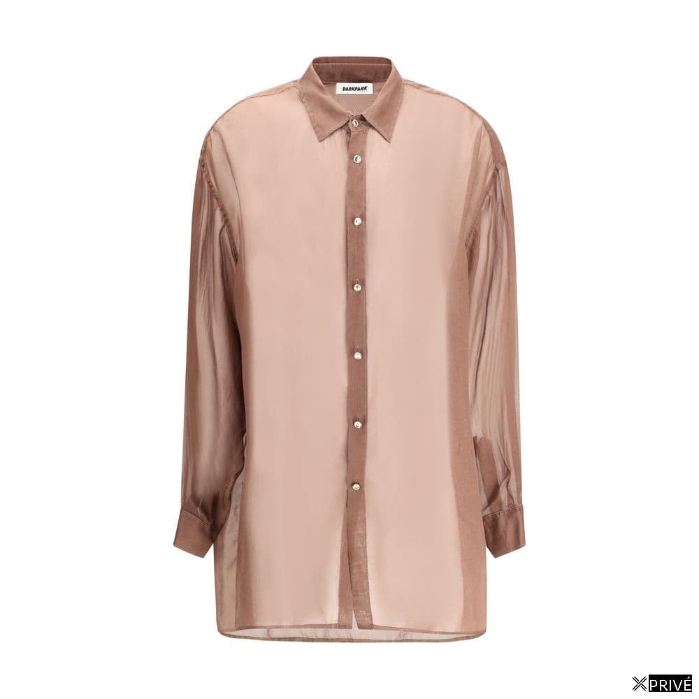Chemise bordeaux en Soie — 1