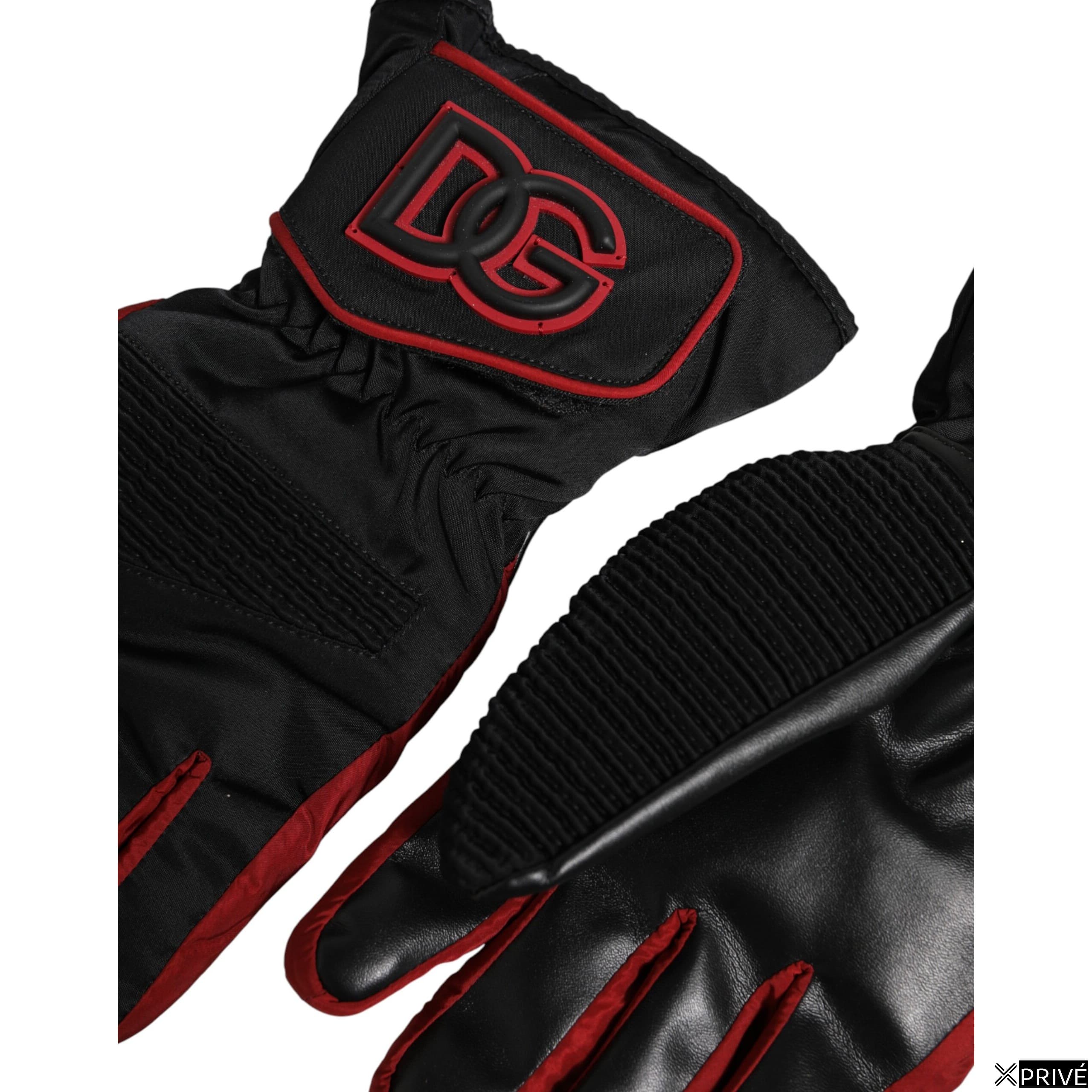 Gant noir et rouge — 4