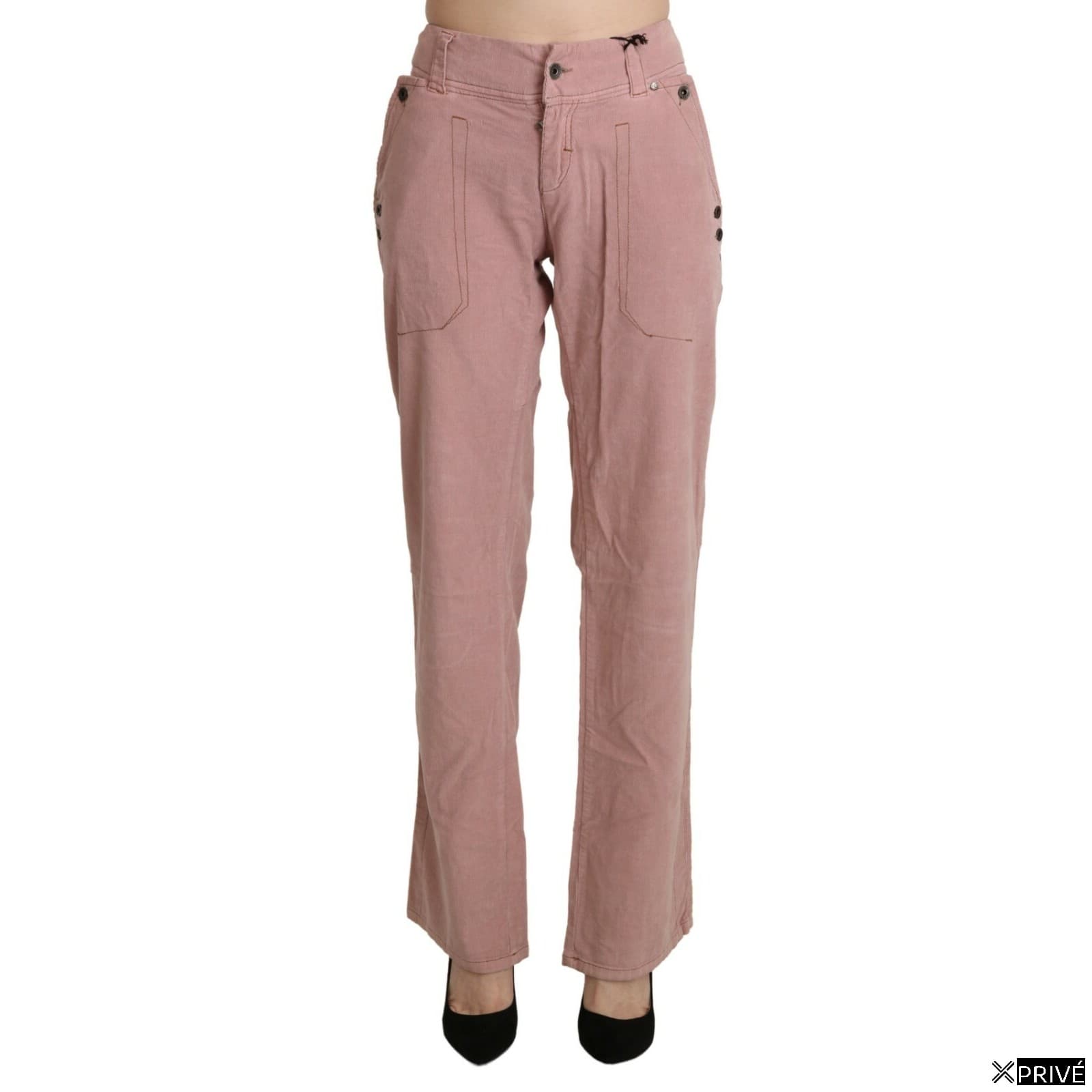 Jeans rose en Coton — 1