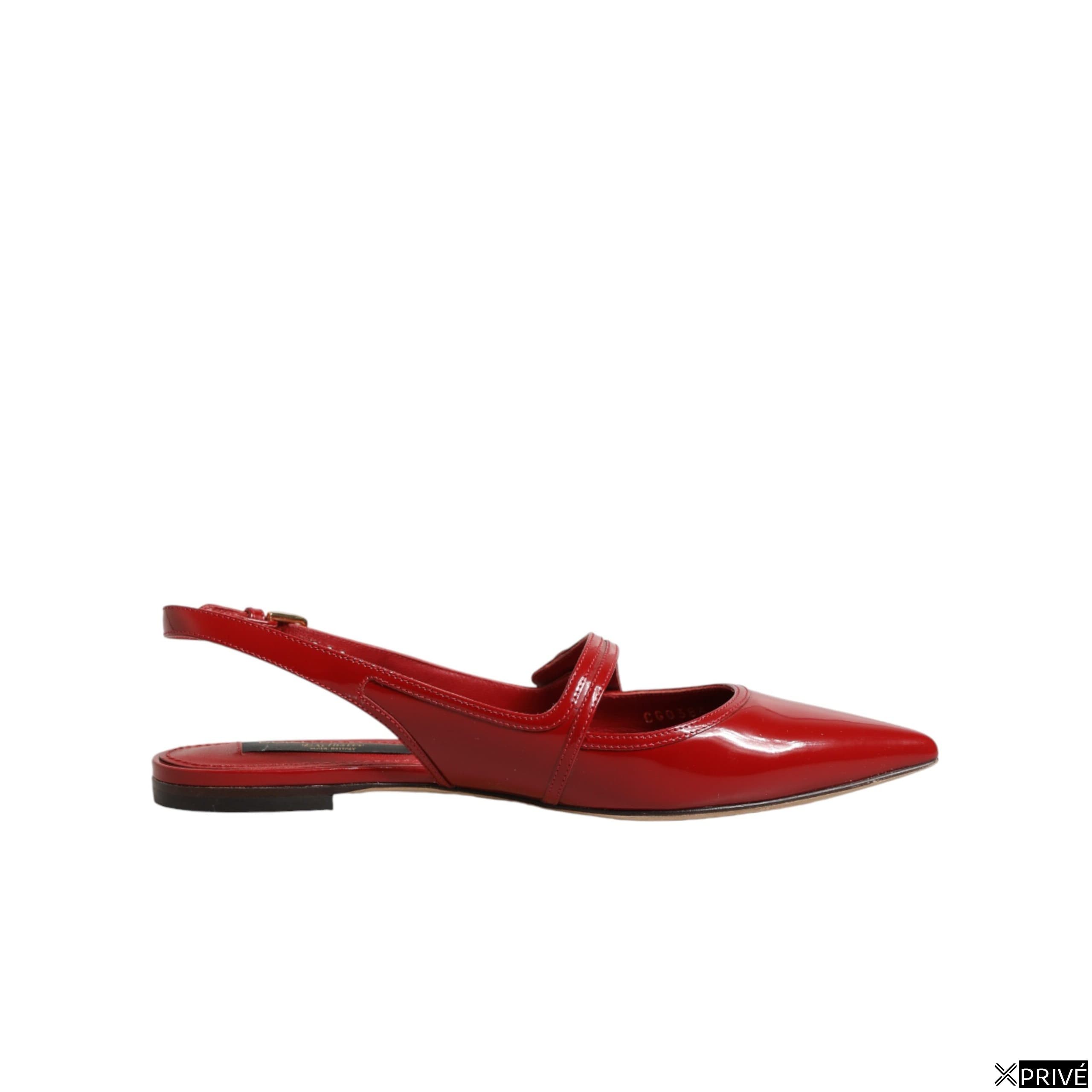 Sandales rouges en 100lf — 1