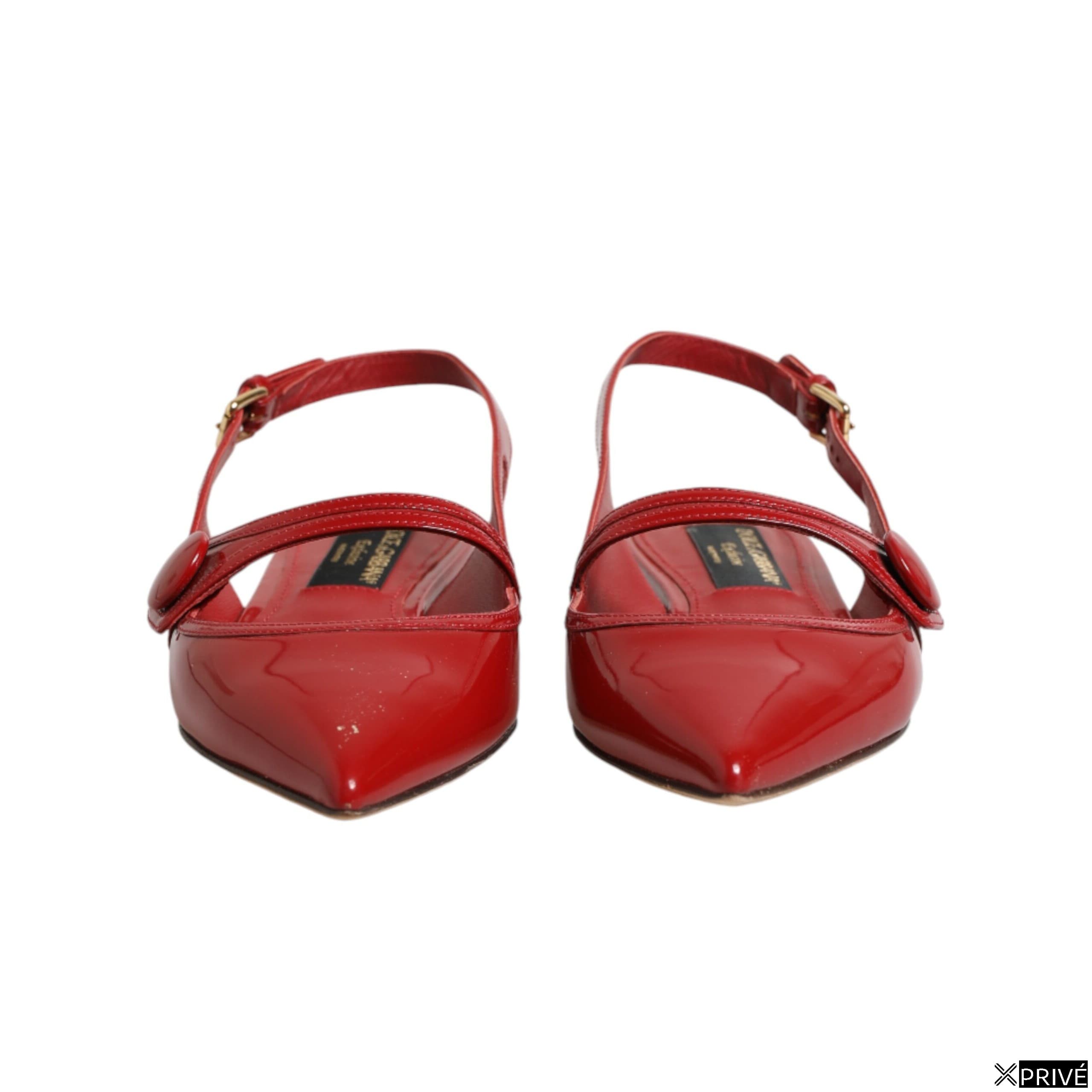 Sandales rouges en 100lf — 3