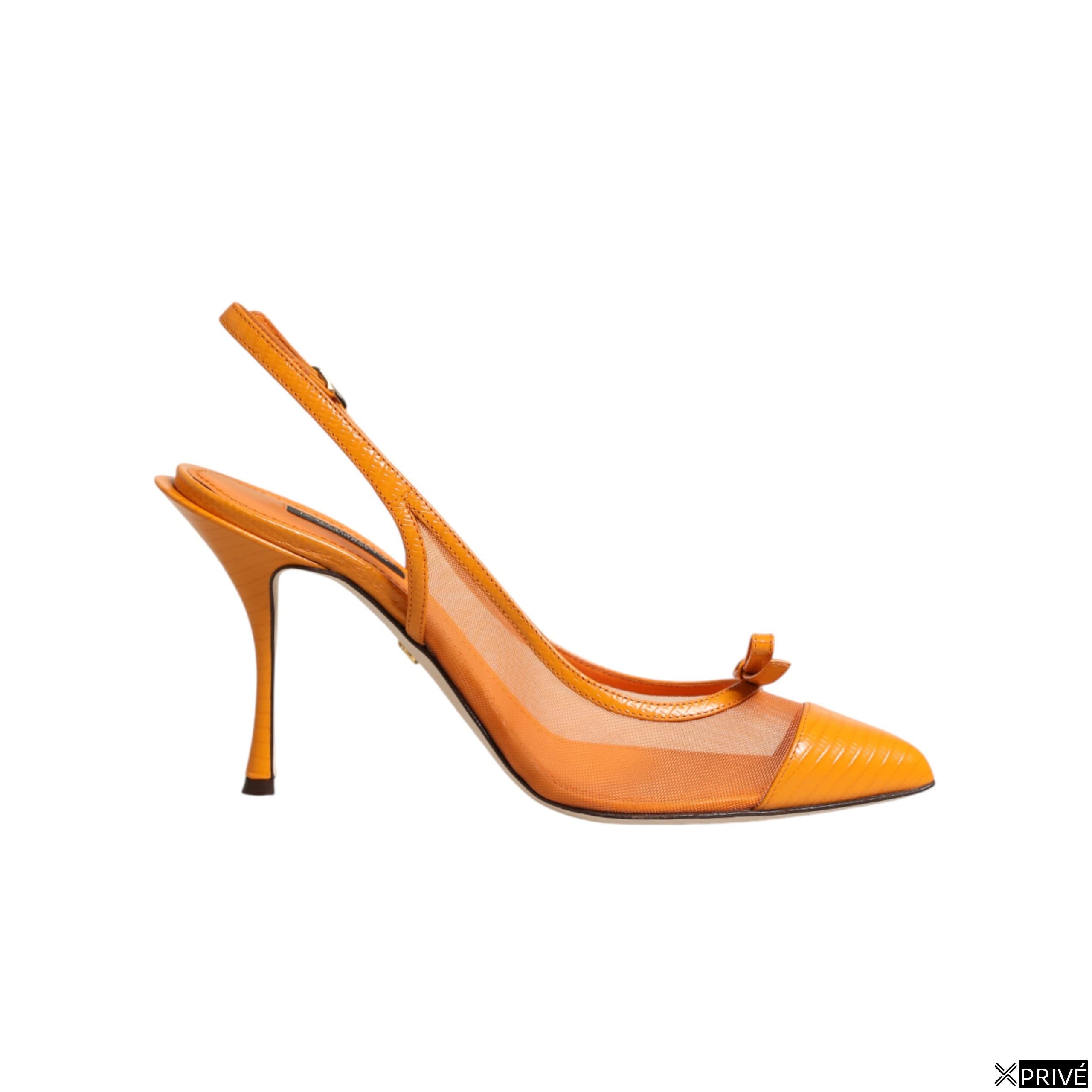 Escarpin orange — 1