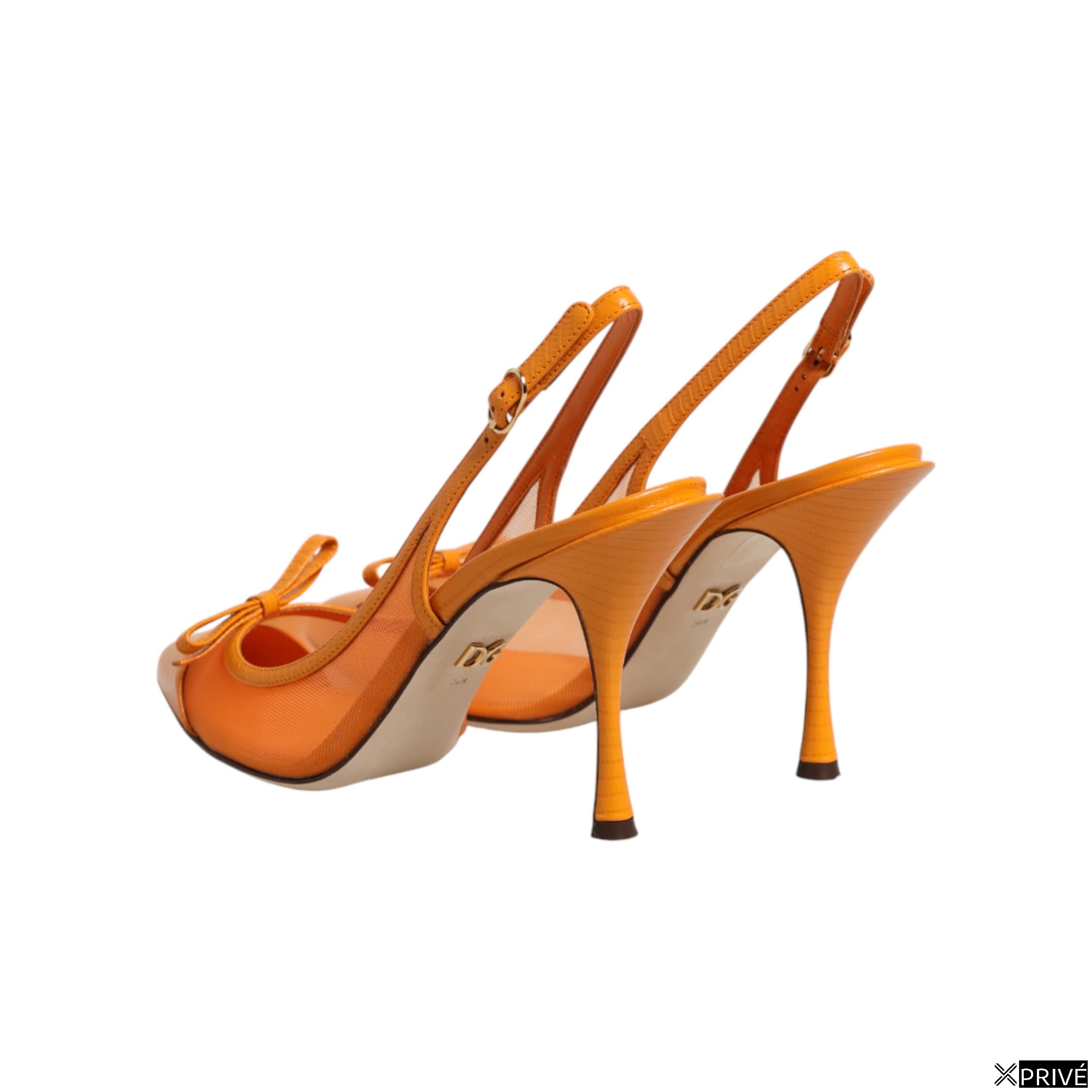 Escarpin orange — 6