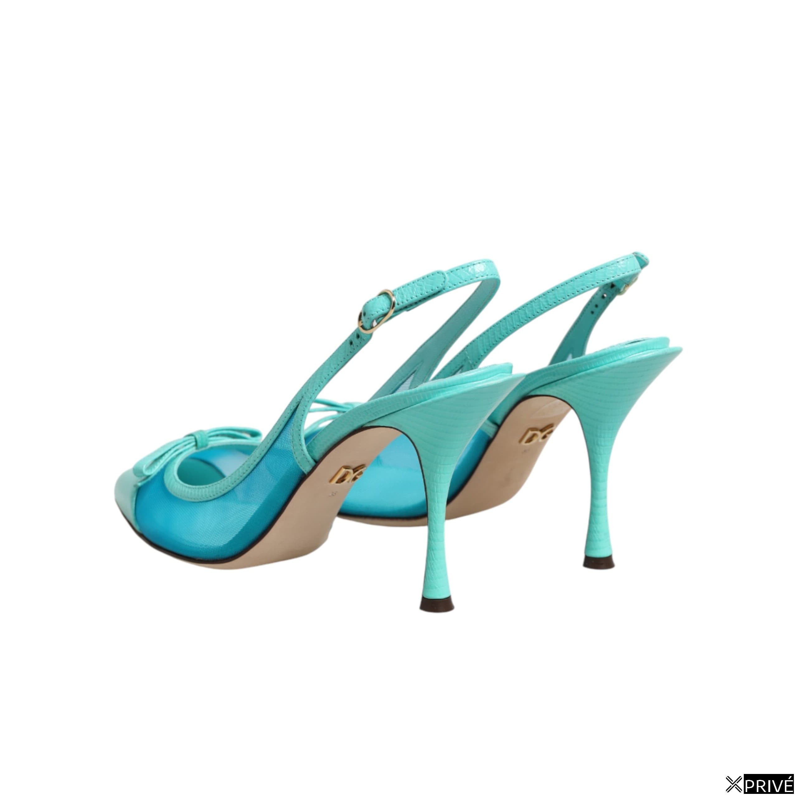Escarpin bleu clair — 6