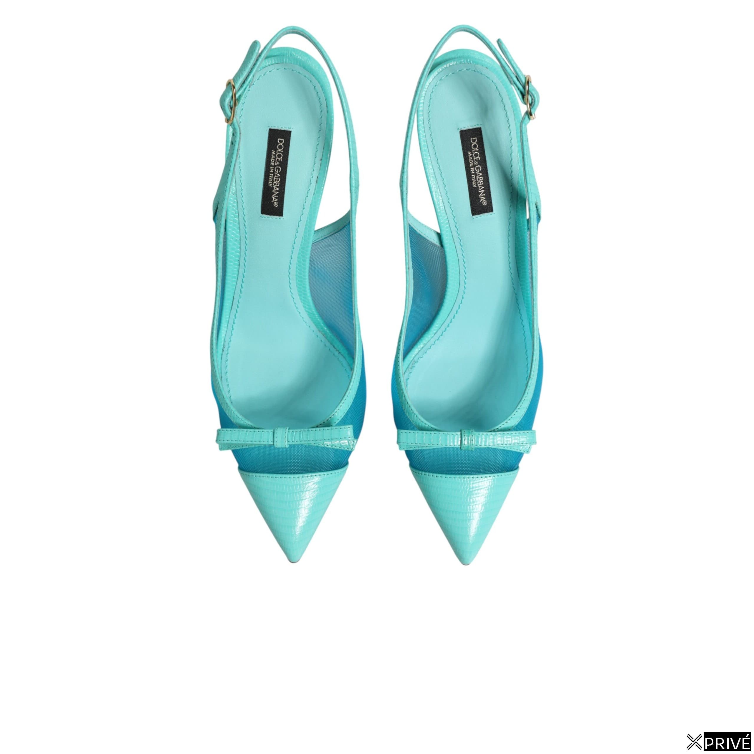 Escarpin bleu clair — 4