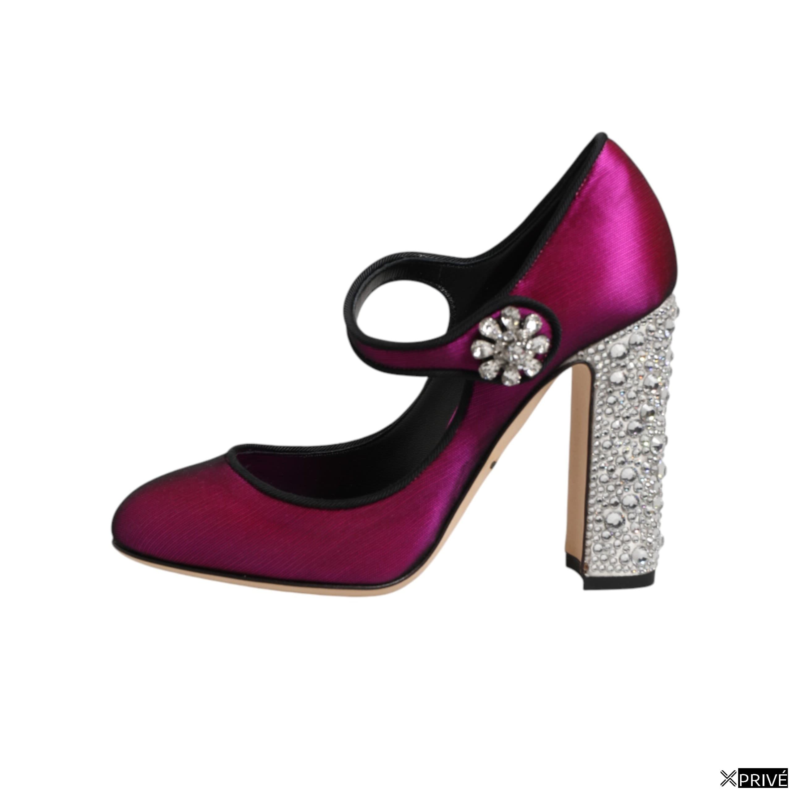Escarpin rose en Cuir — 1