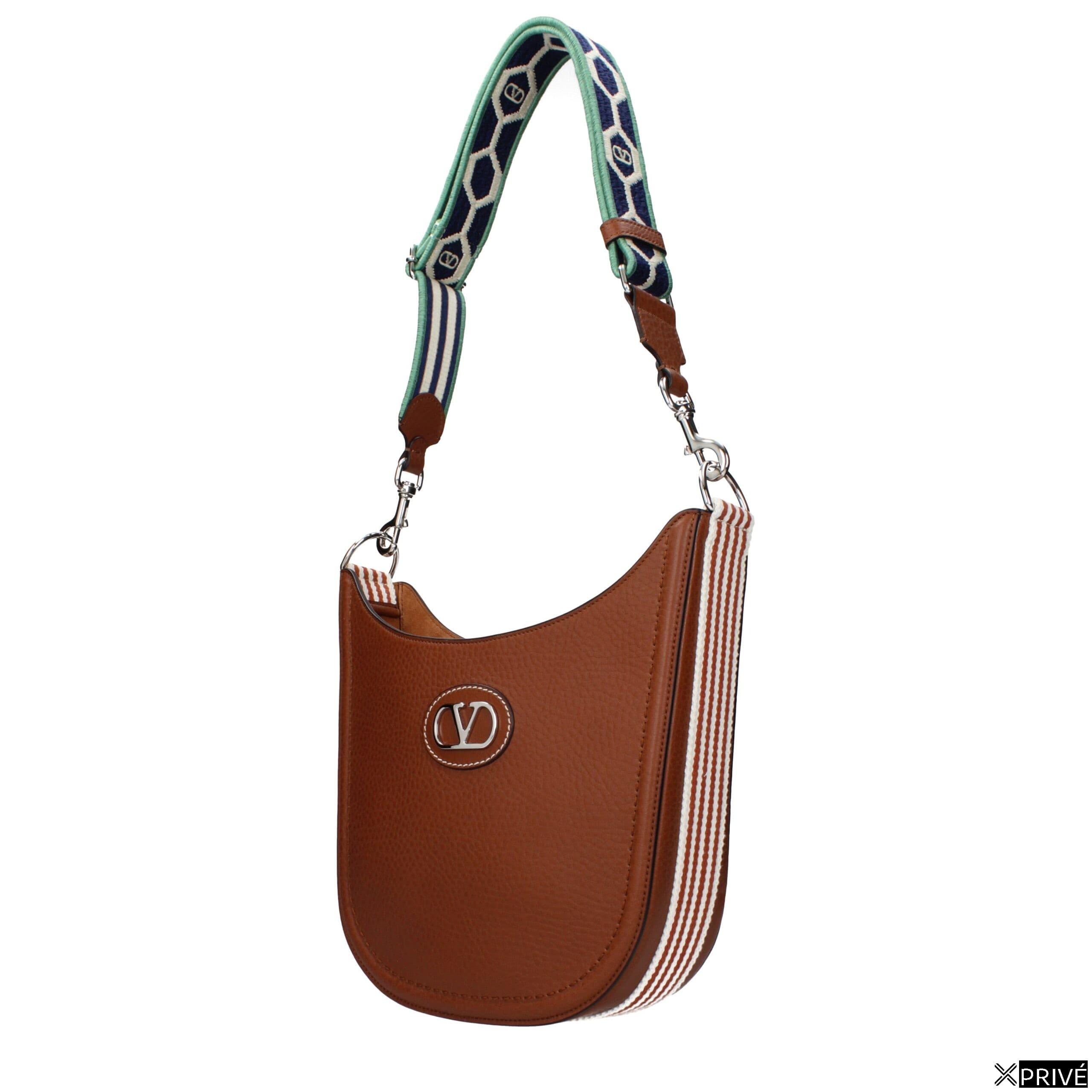 Sac porté croisé brun en Cuir — 2