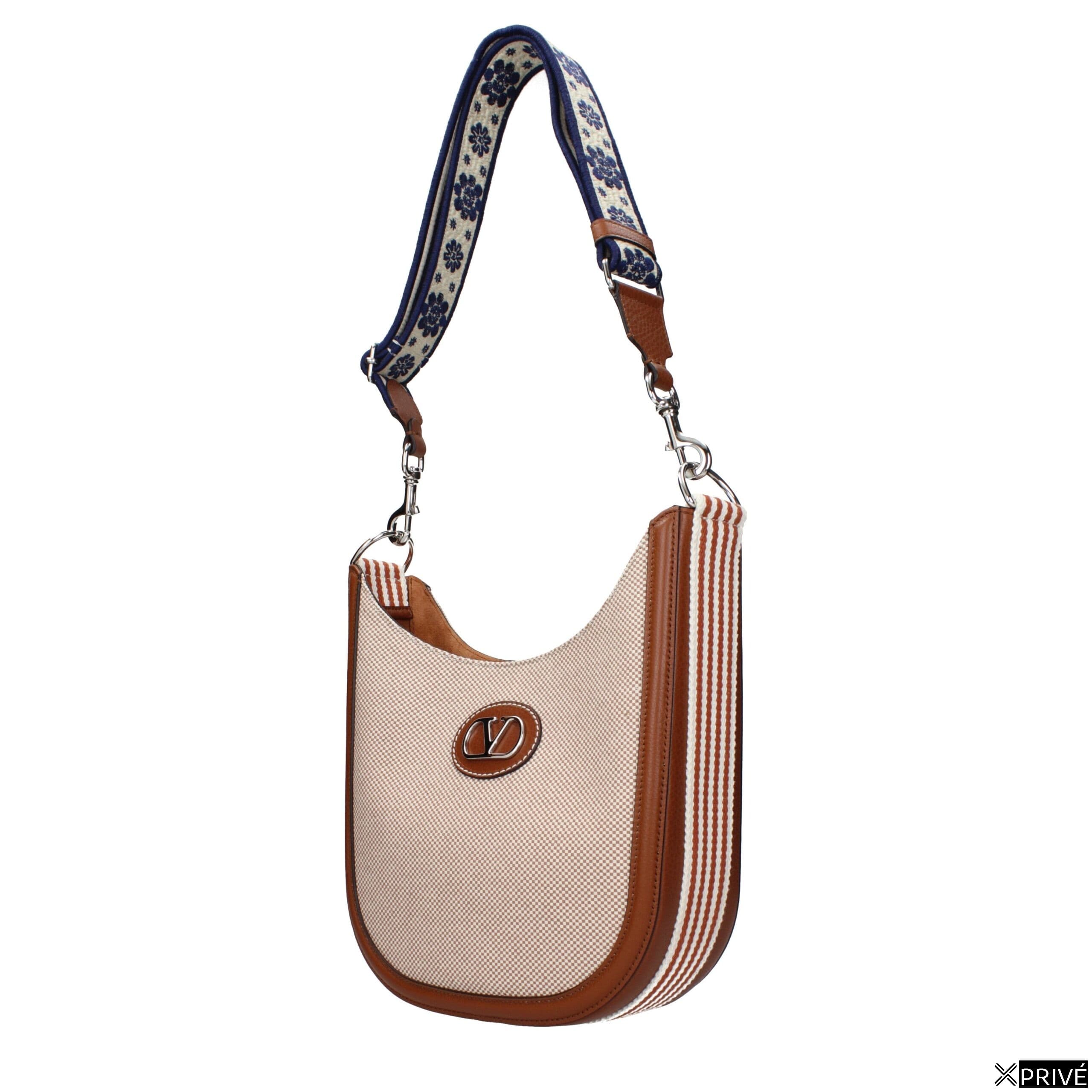 Sac porté croisé beige en Tissu — 2