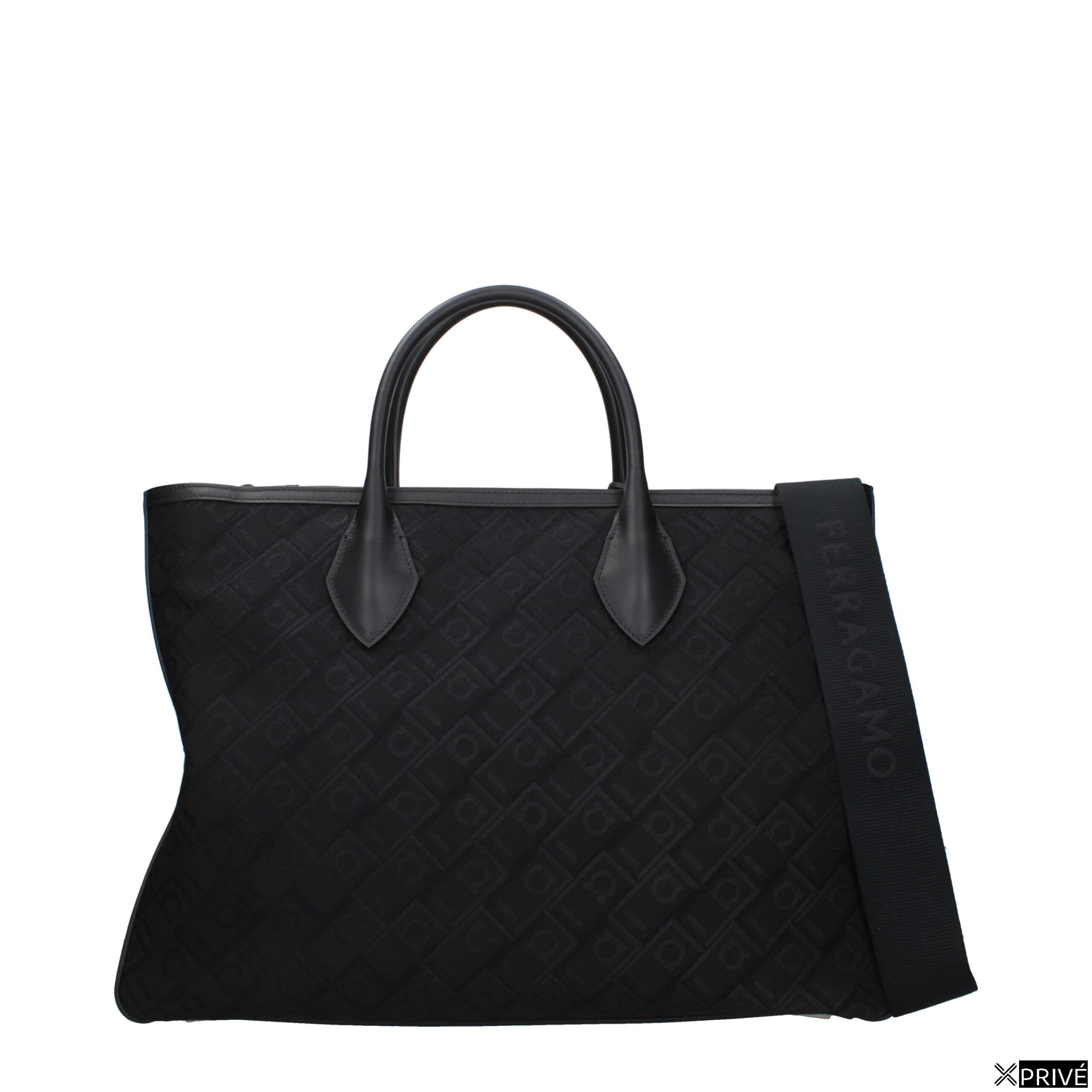 Sac à main noir en Tissu — 3