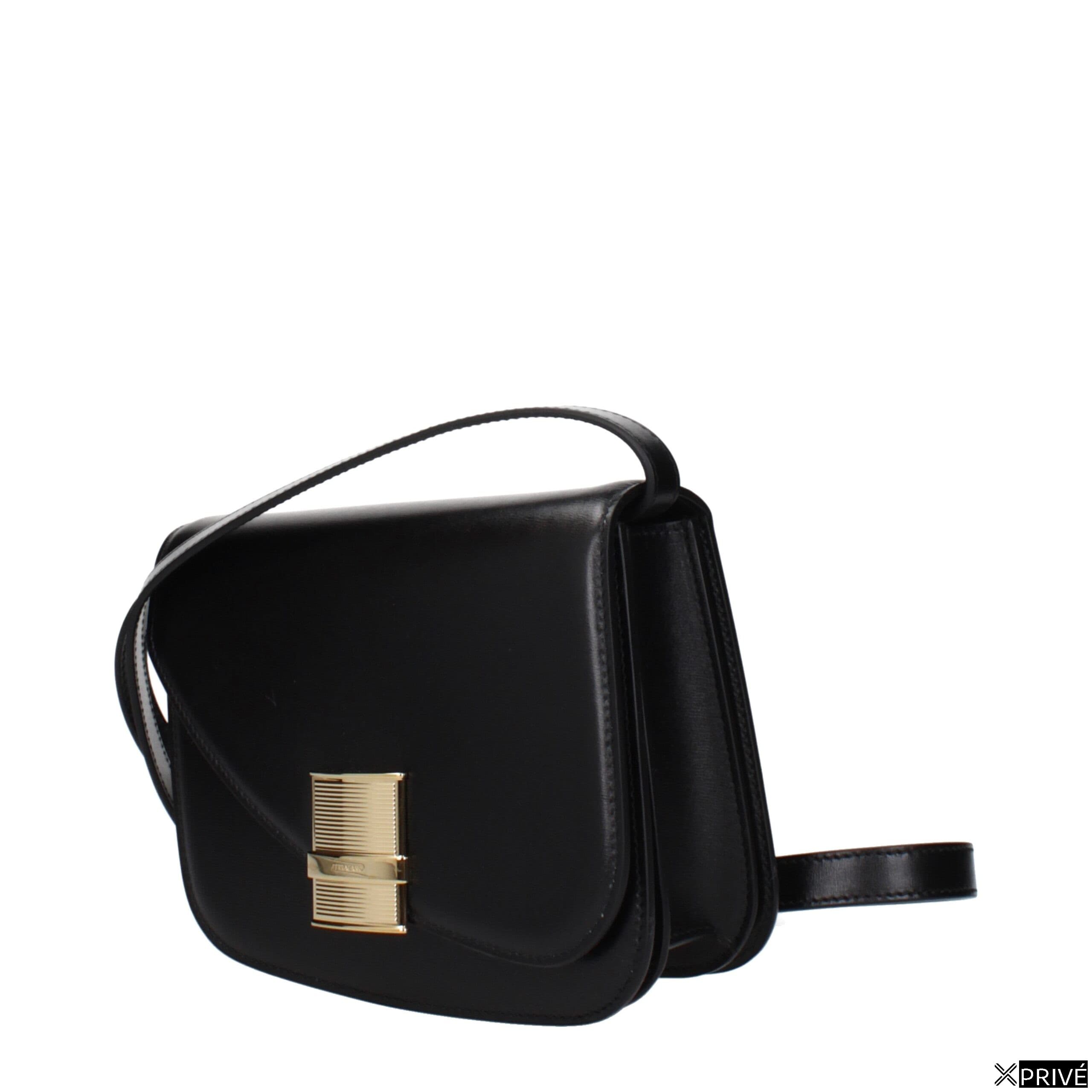 Sac porté croisé noir en Cuir — 2
