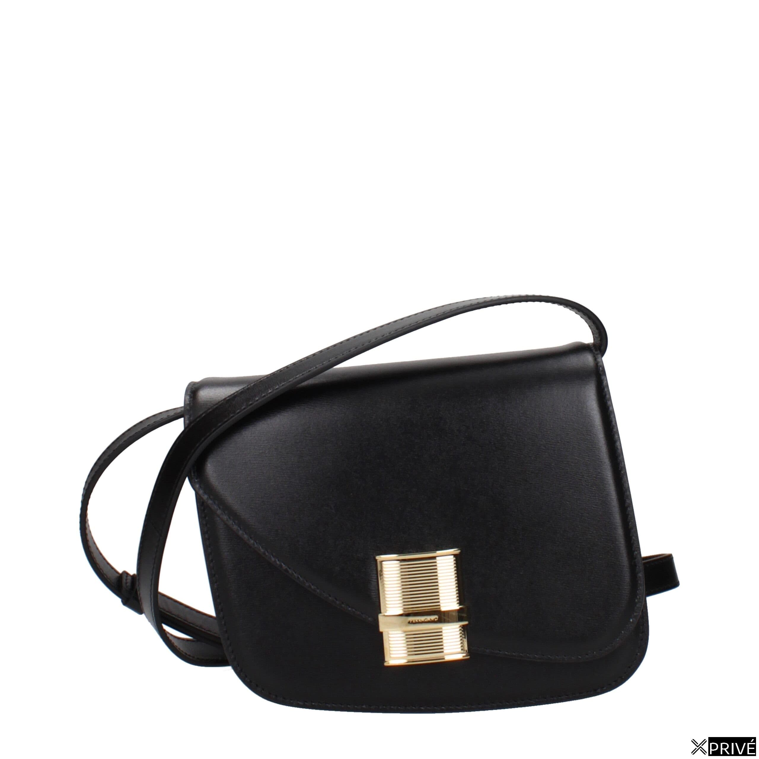 Sac porté croisé noir en Cuir — 1