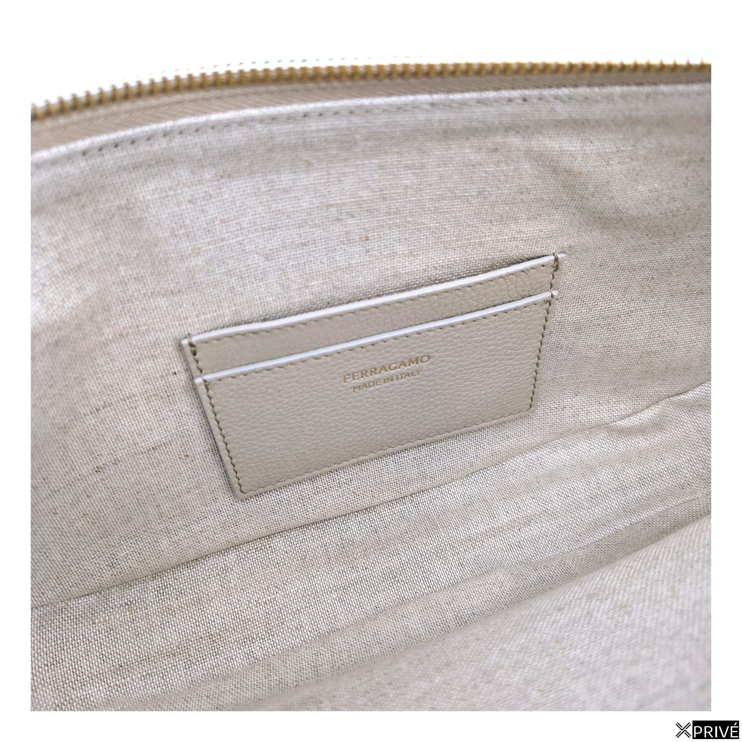 Sac bandoulière gris en Cuir — 4