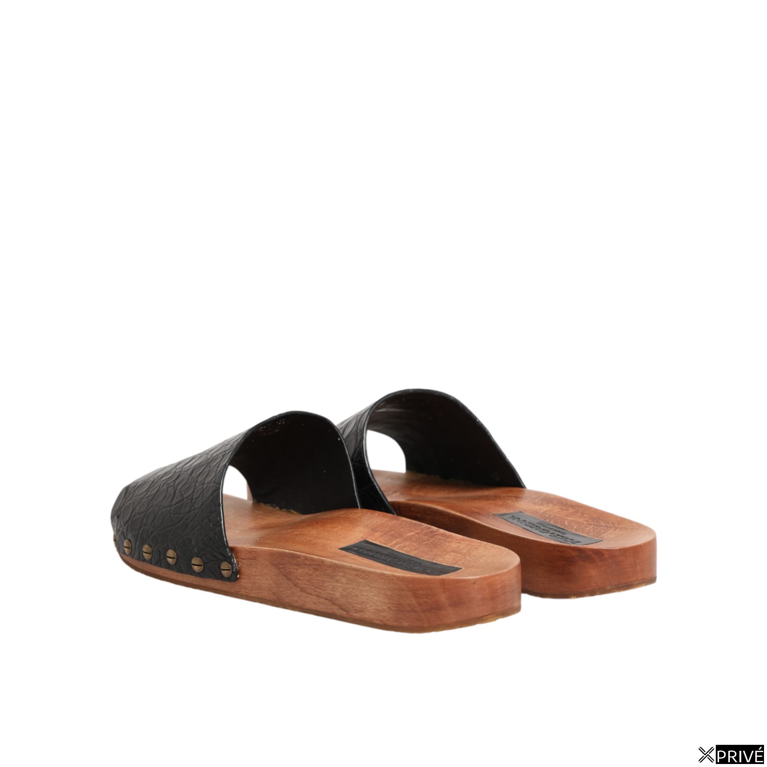 Sandales Noir et marron en 100iman — 6