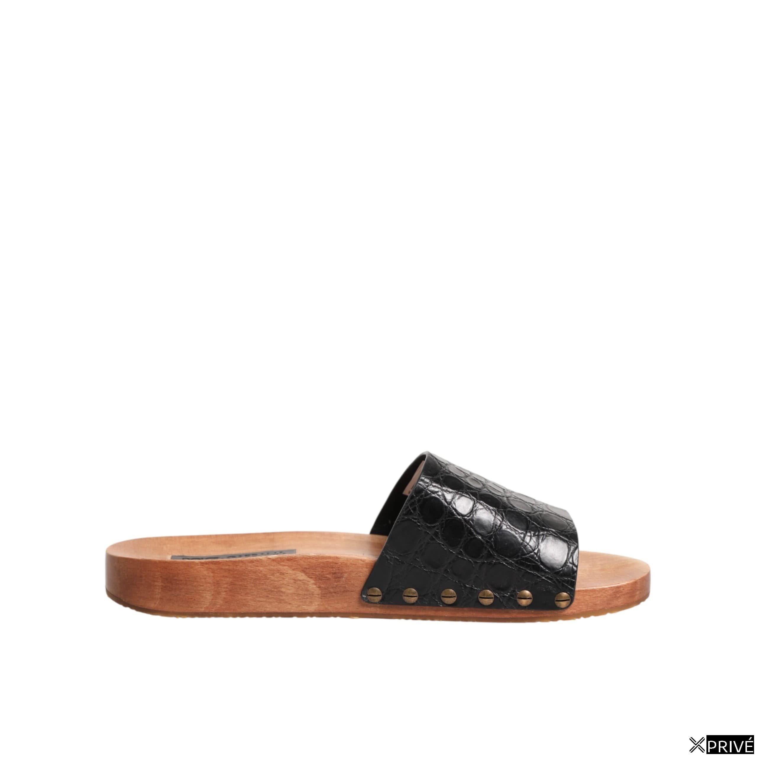 Sandales Noir et marron en 100iman — 1