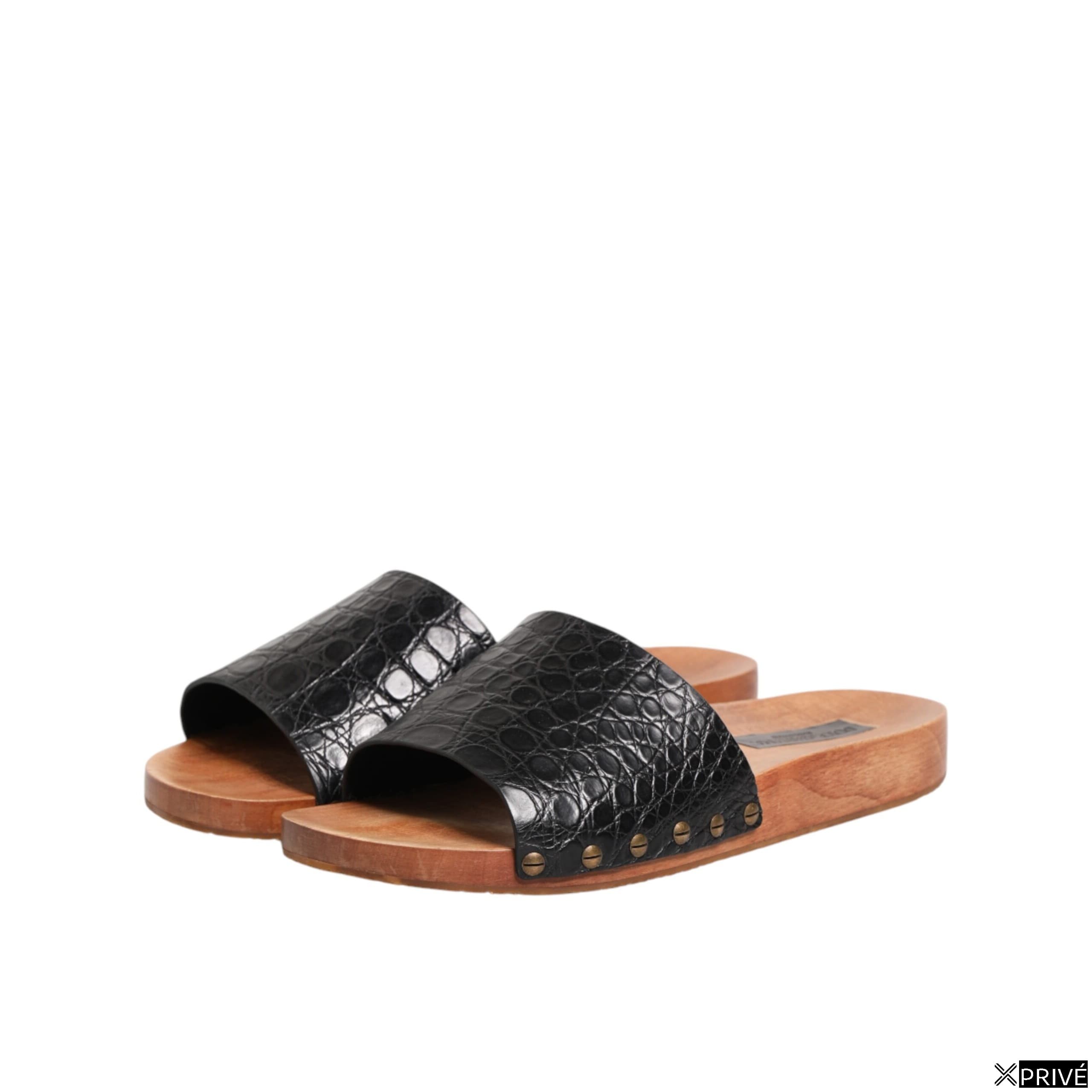 Sandales Noir et marron en 100iman — 5