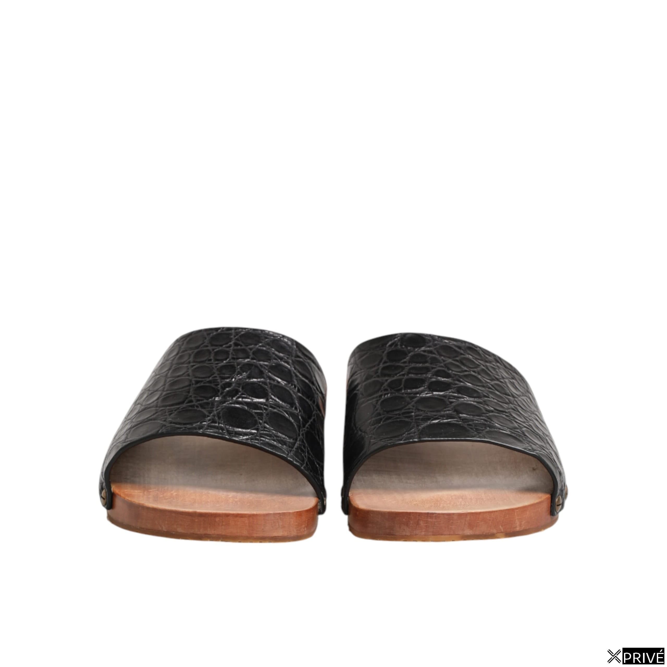 Sandales Noir et marron en 100iman — 3