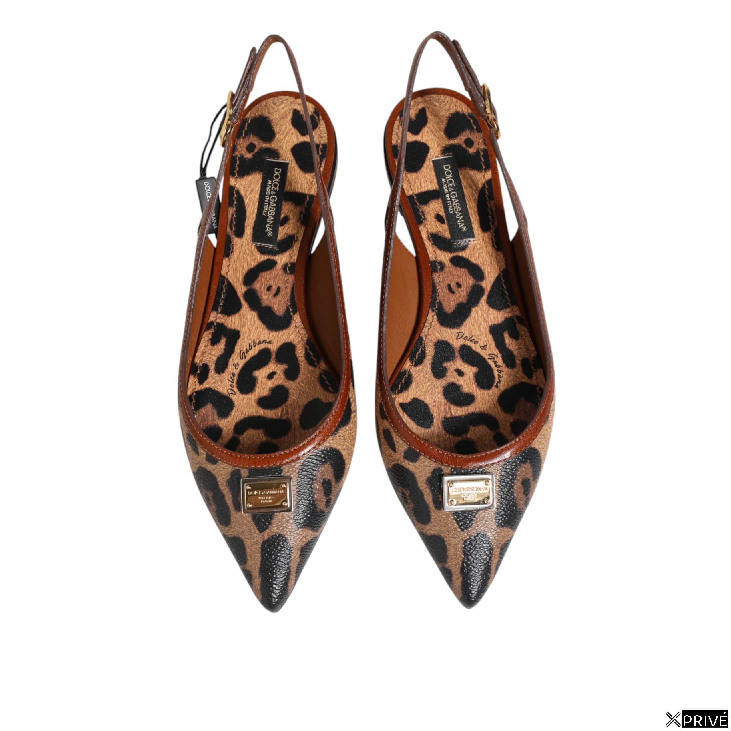 Chaussures plates brunes — 4