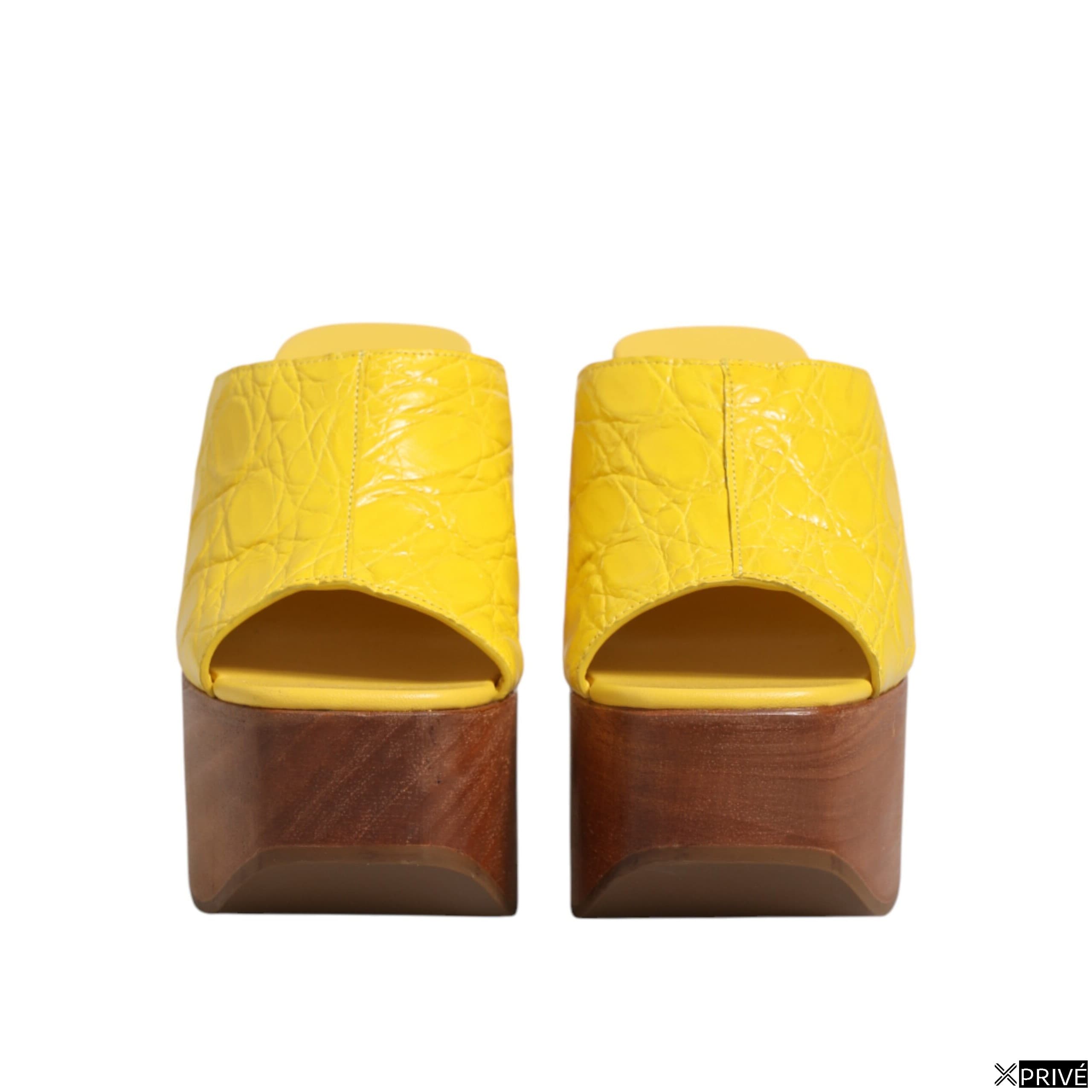 Sandales jaunes en 100iman — 3