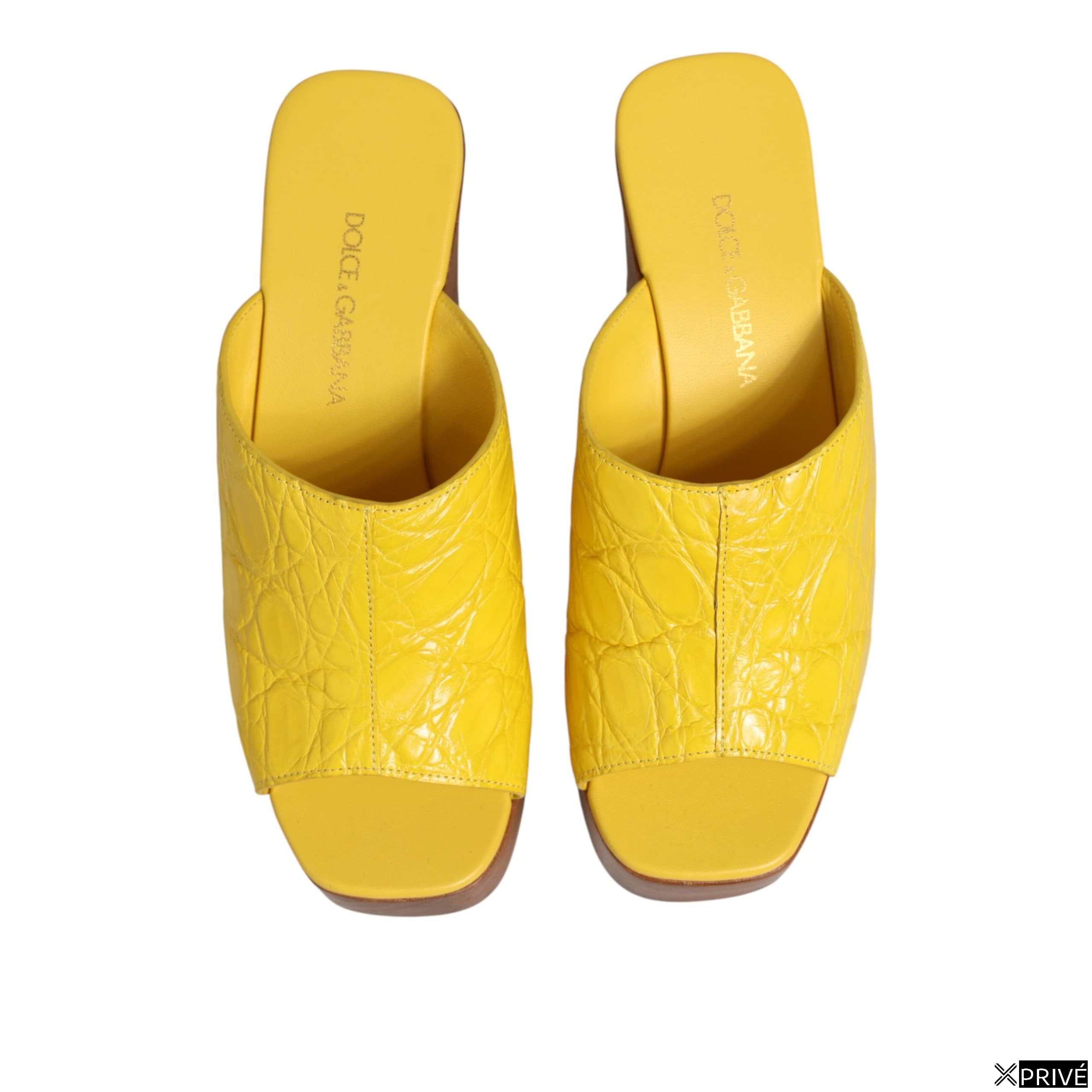 Sandales jaunes en 100iman — 4