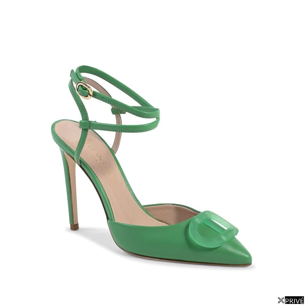 Escarpin multicolore en Cuir — 2