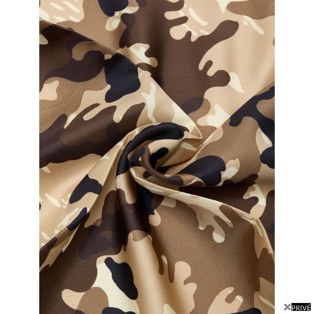 Mouchoir beige en Soie — 4