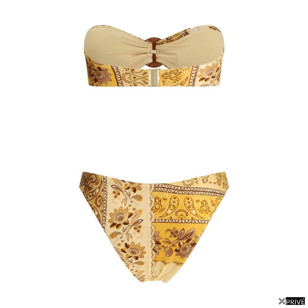 Maillot de bain jaune en Lycra — 2
