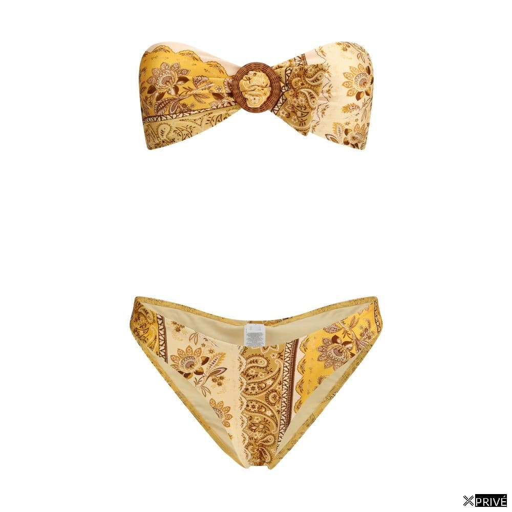 Maillot de bain jaune en Lycra — 1