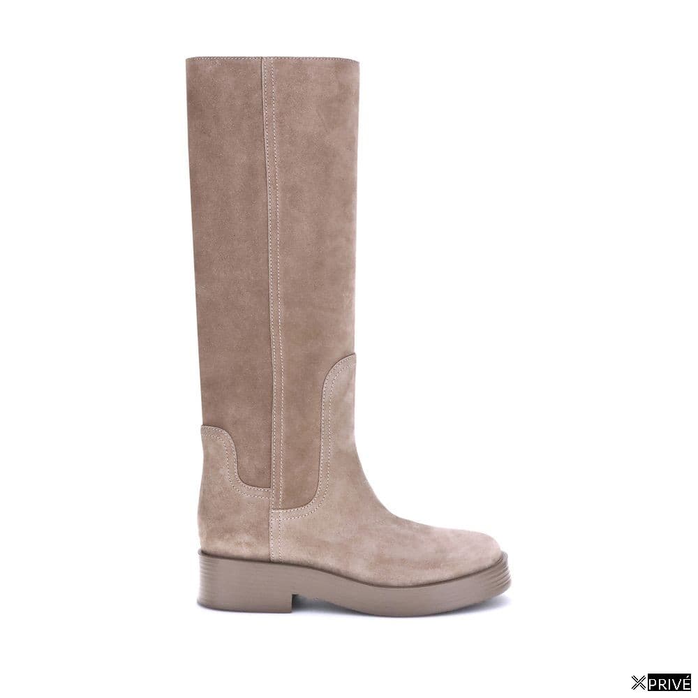 Bottes beiges en Caoutchouc — 1